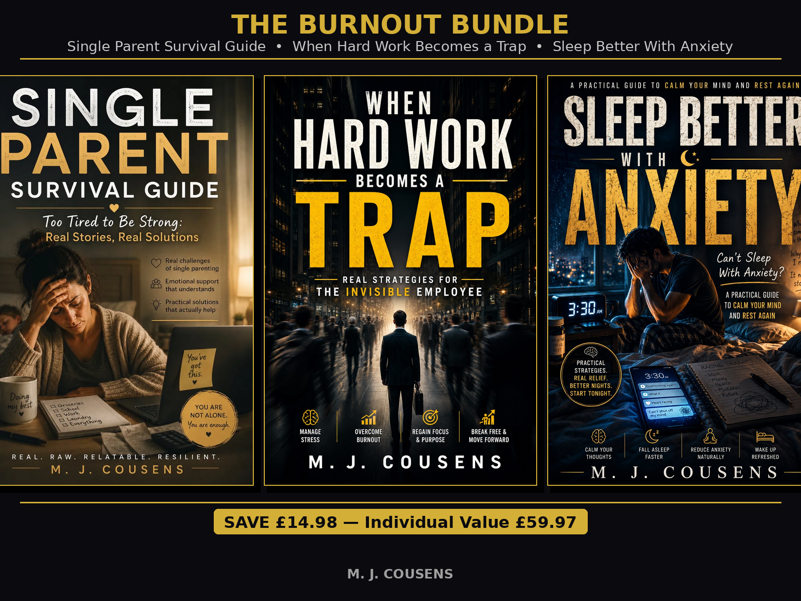 The Burnout Bundle — 3 Book Bundle